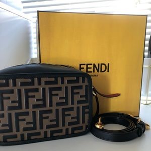 FENDI Mini Camera Crossbody Bag